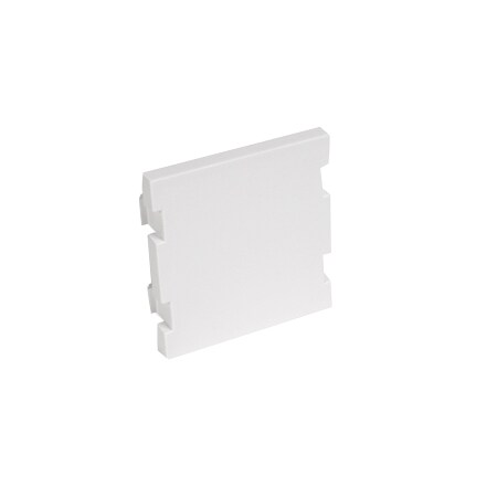 Leviton Blank Insert, Quickport Mos 2 Units, White 185286